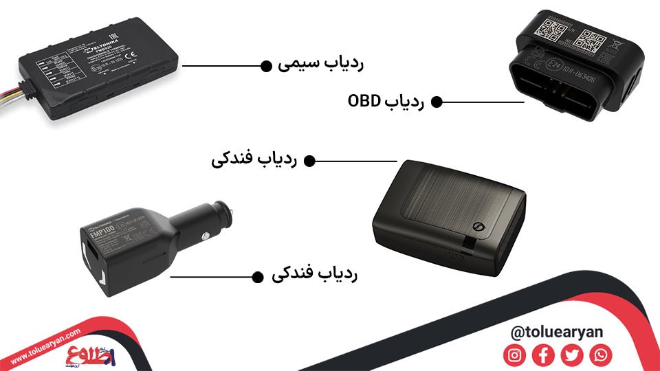 انواع ردیاب خودرو یا جی پی اس خودرو طلوع آرین هوشمند