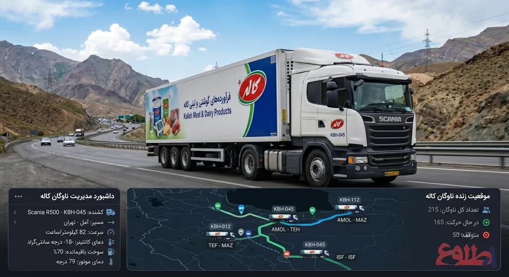 gps ناوگان کامیون