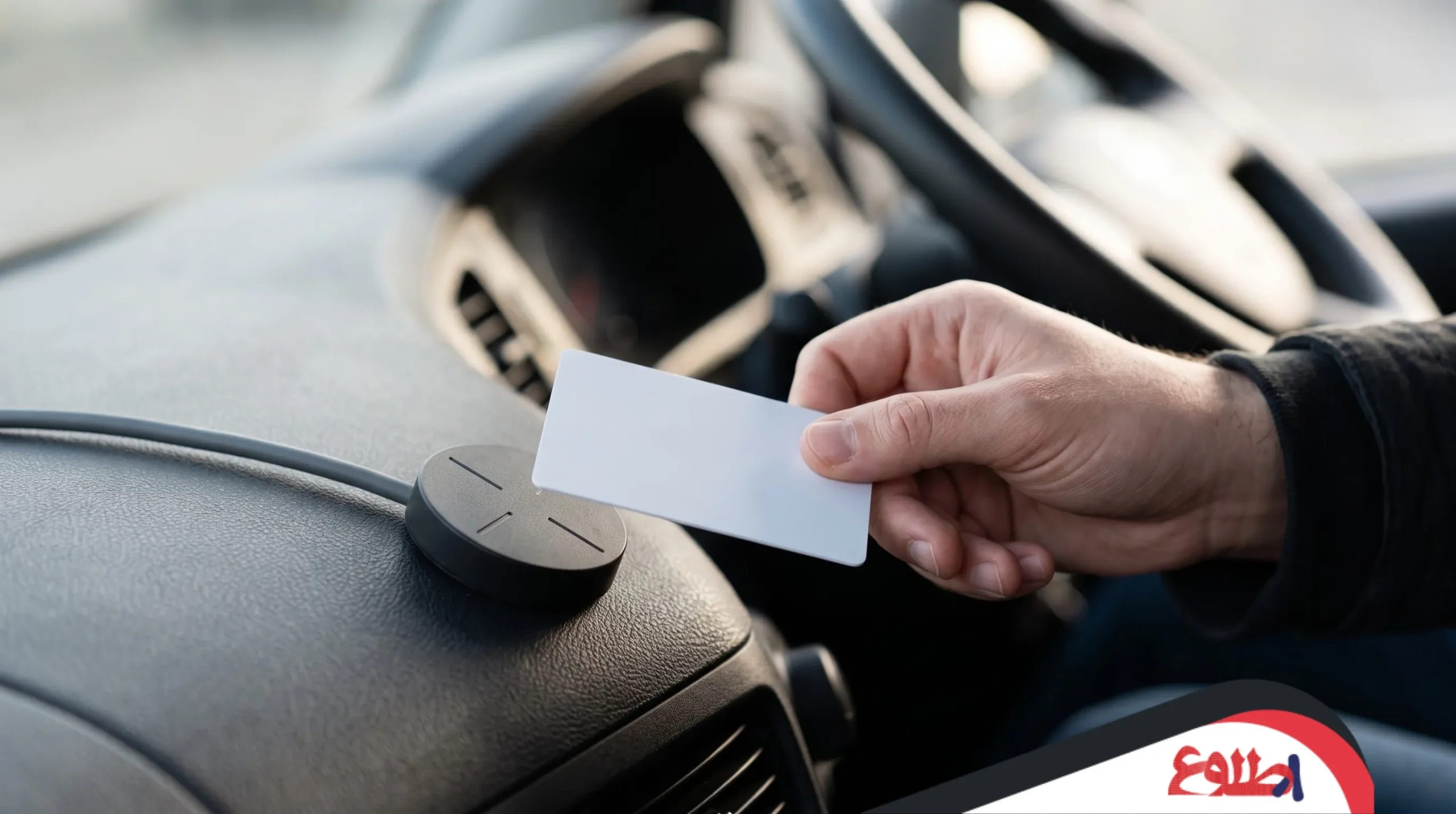 ثبت و شناسایی راننده با RFID از طریق کارت زدن روی داشبورد